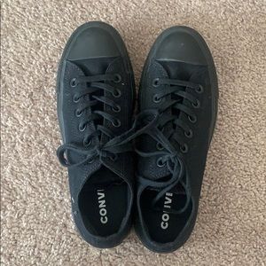 Converse Black Platform